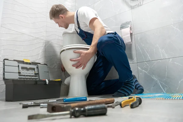 a male plumber unclogging a sink in Richardson, TX - Slab Leak Detection