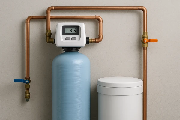 a group of plumbing tools and fittings in Richardson, TX - Tankless Water Heater Installation